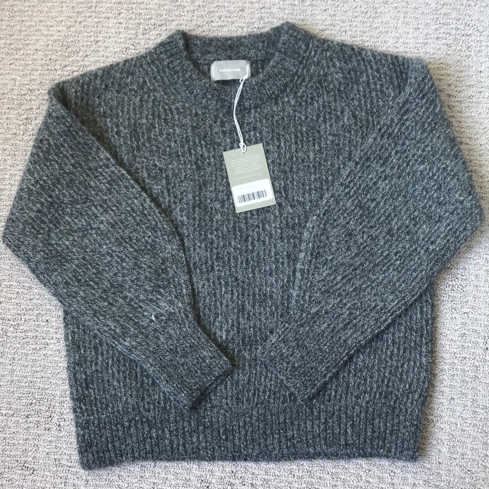 Everlane alpaca crew sweater
